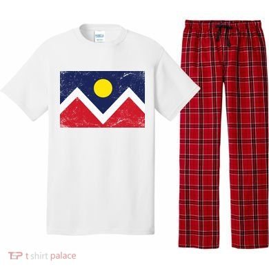 Retro Denver Colorado Flag Pajama Set
