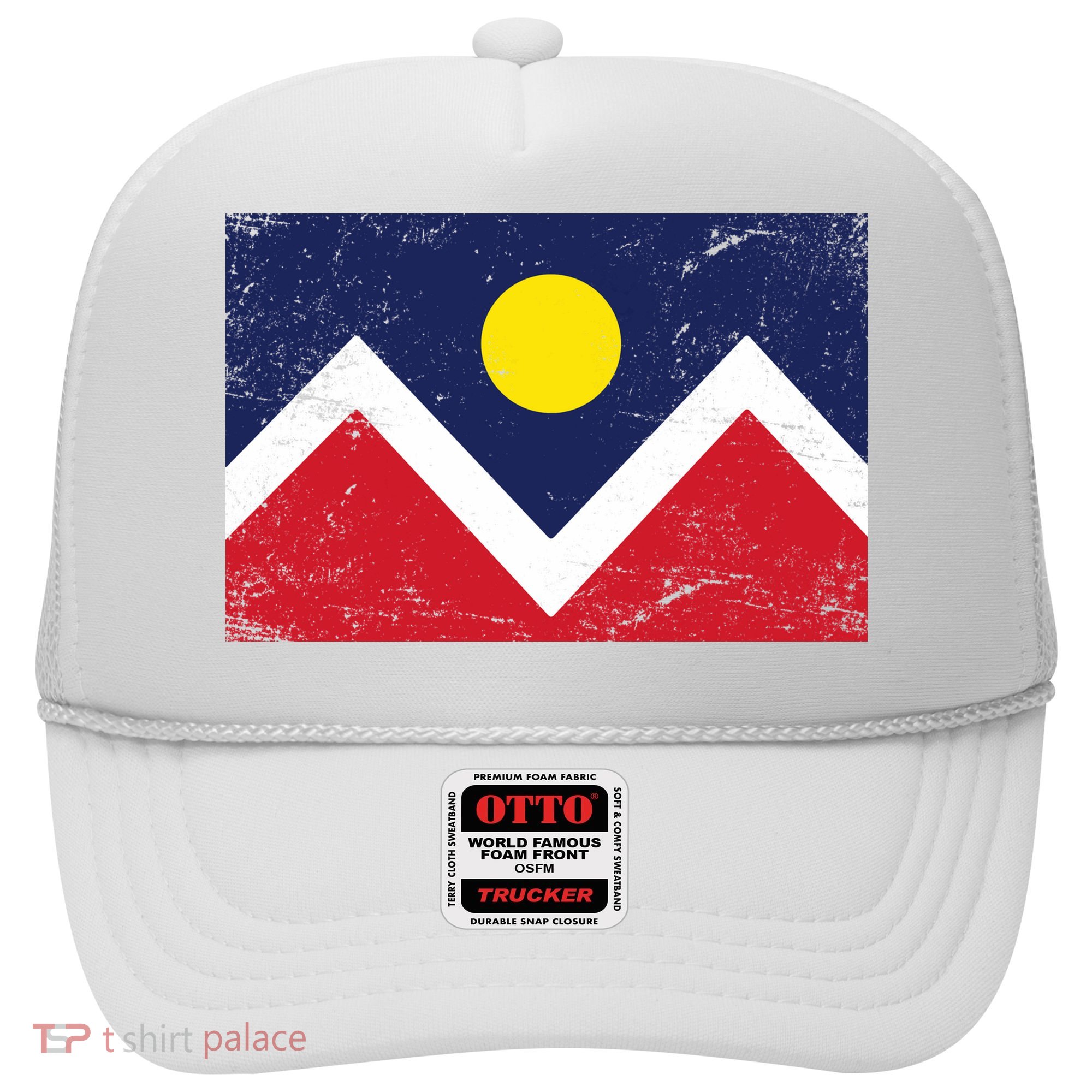 Retro Denver Colorado Flag Hat