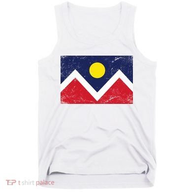 Retro Denver Colorado Flag Tank Top
