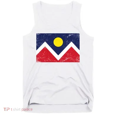 Retro Denver Colorado Flag Tank Top