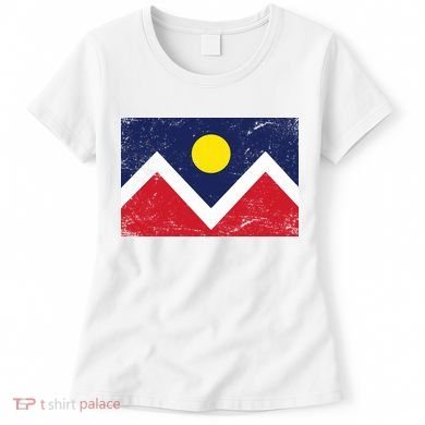 Retro Denver Colorado Flag Women's T-Shirt