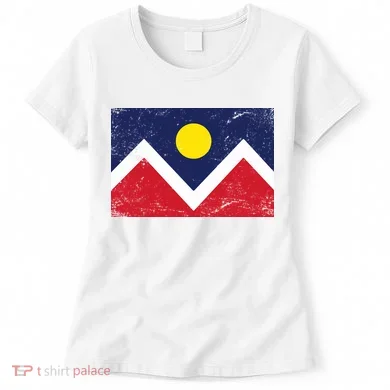 Retro Denver Colorado Flag Women's T-Shirt