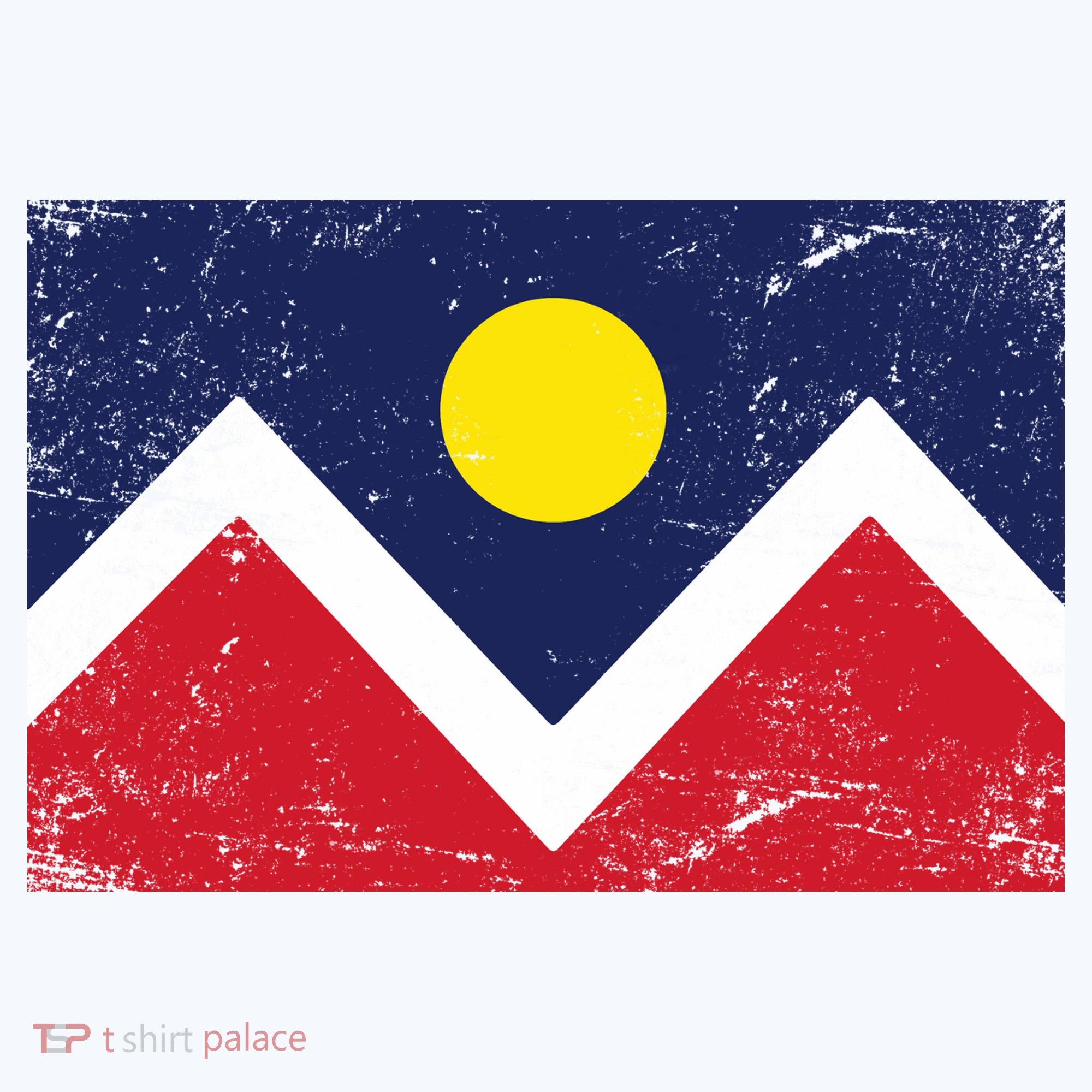 Retro Denver Colorado Flag Kids T-Shirt