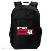 Retro Detroit Basketball Classic Logo Backpack thumb 0