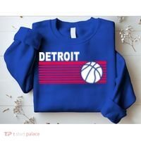 Retro Detroit Basketball Classic Logo Sweatshirt thumb 2