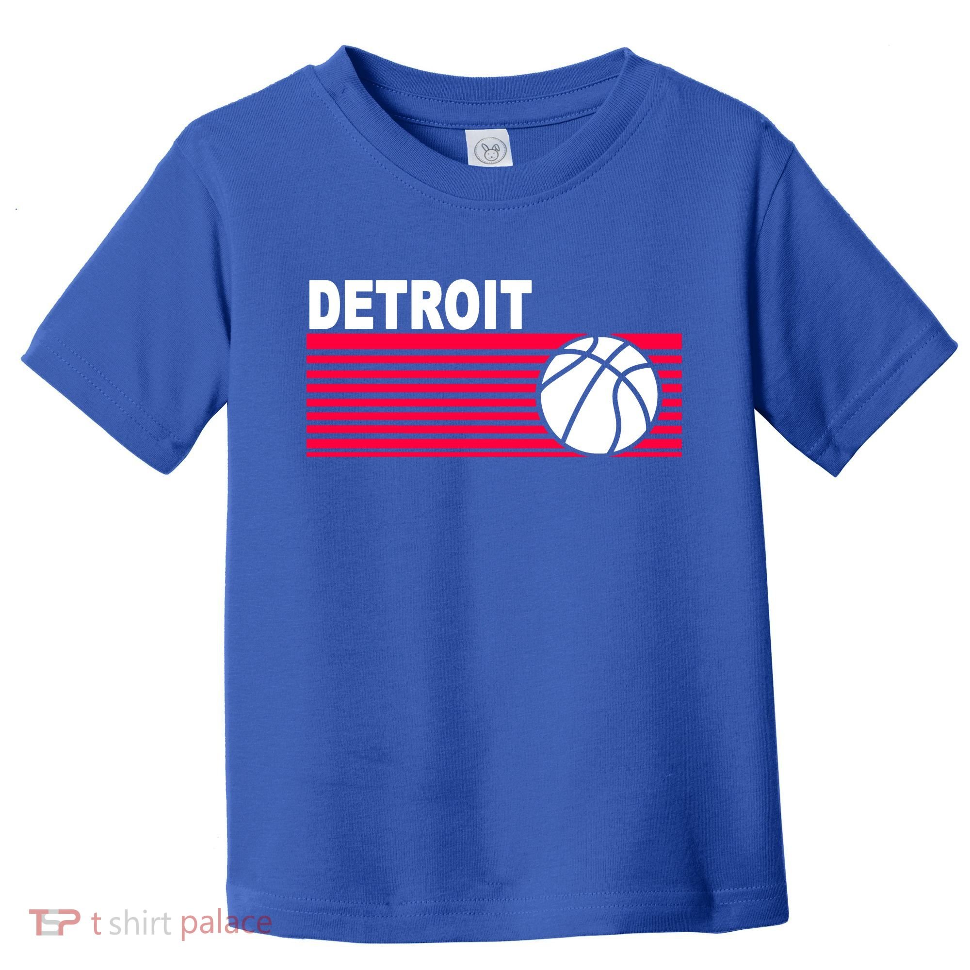 Retro Detroit Basketball Classic Logo Toddler T-Shirt