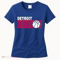 Retro Detroit Basketball Classic Logo Women's T-Shirt thumb 0