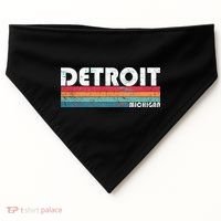 Retro Detroit Michigan USA-Made Doggie Bandana thumb 0