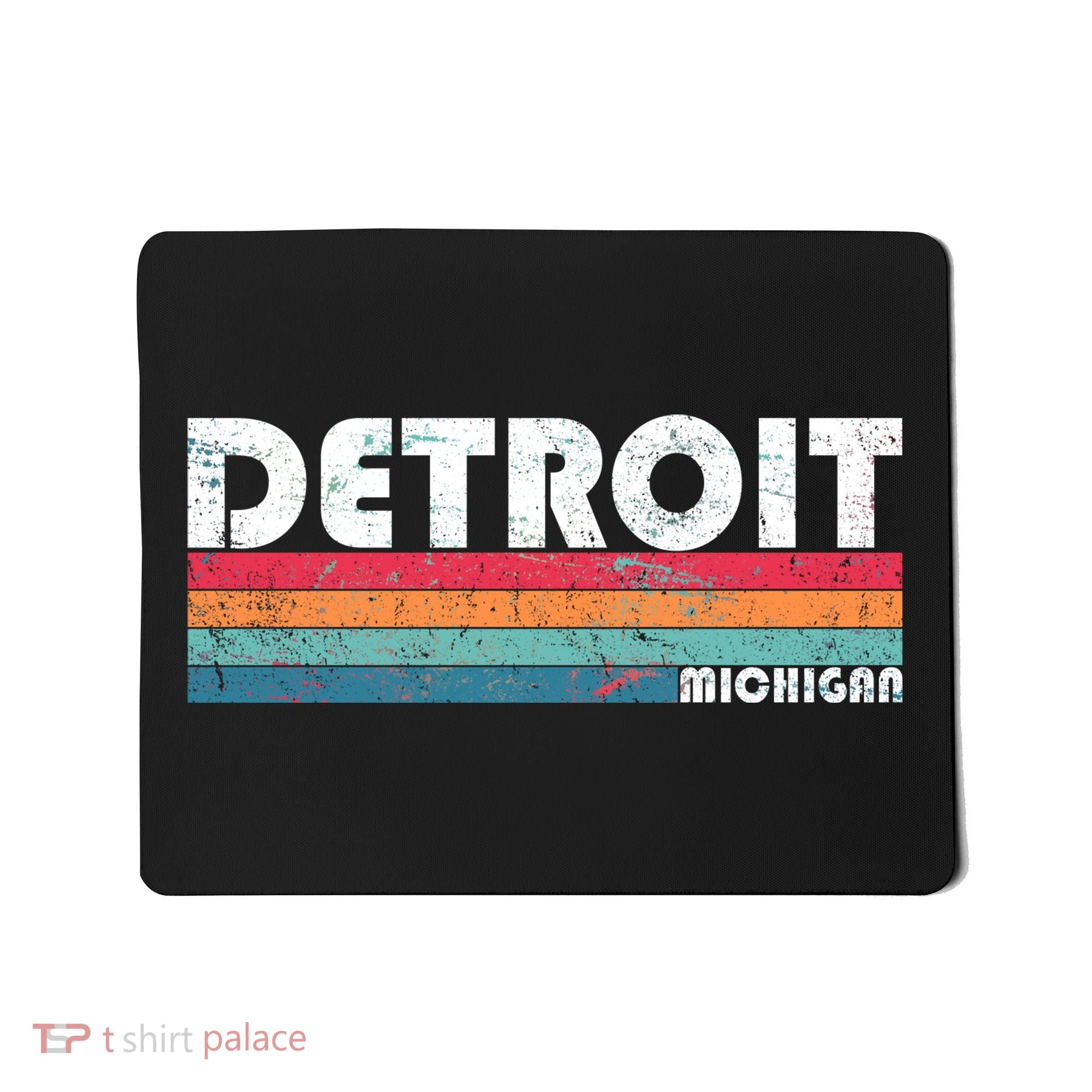 Retro Detroit Michigan Mousepad