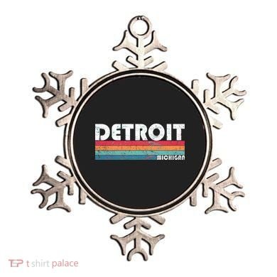 Retro Detroit Michigan Ornament