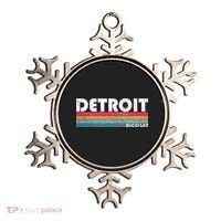 Retro Detroit Michigan Ornament thumb 0