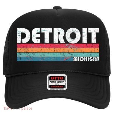 Retro Detroit Michigan Hat