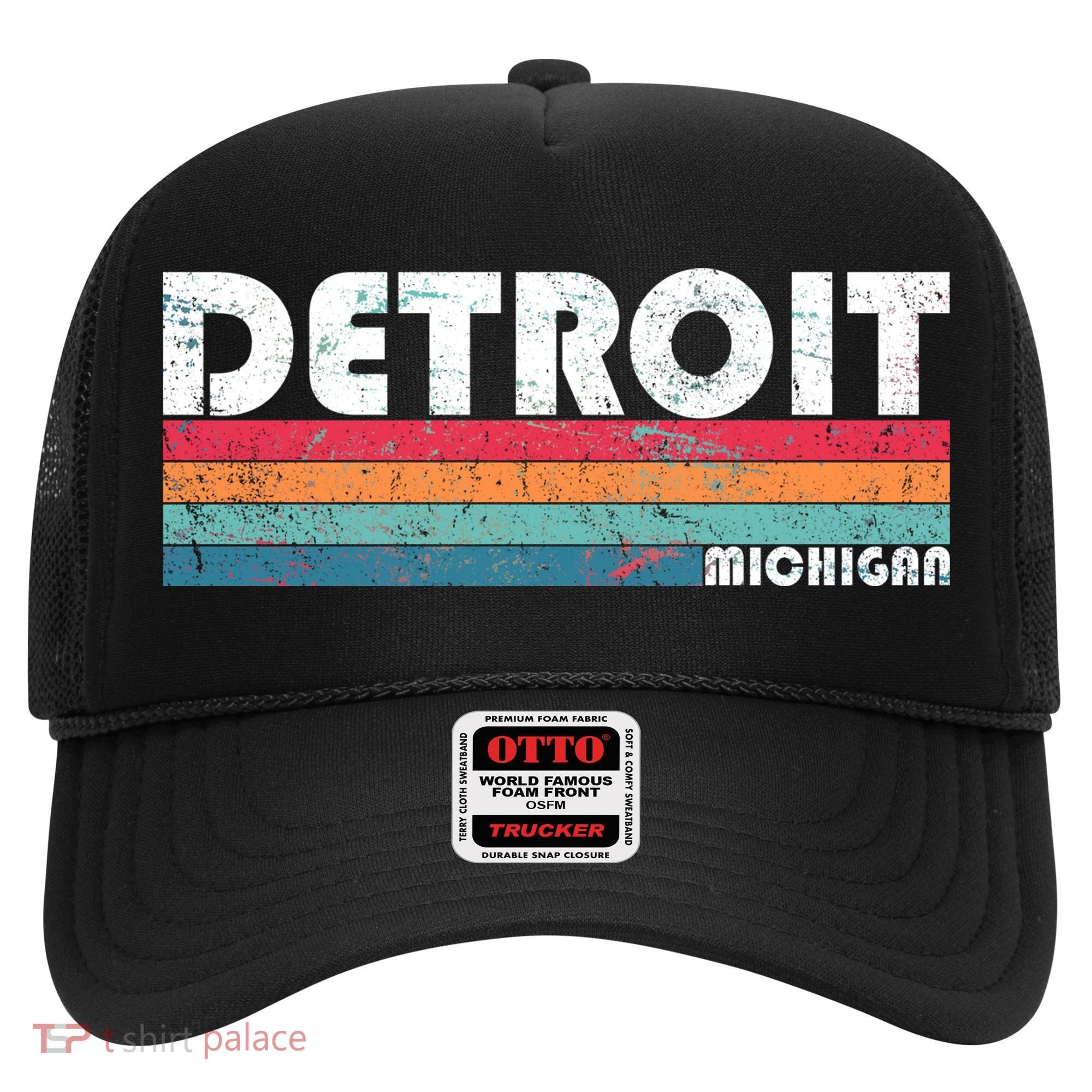 Retro Detroit Michigan Hat