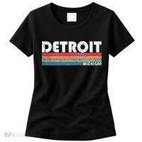 Retro Detroit Michigan Women's T-Shirt thumb 0