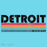 Retro Detroit Michigan Button thumb 1