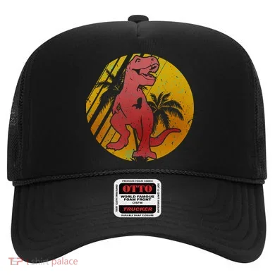 Retro Dinosaur Sunset Hat