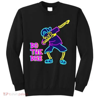 Retro Do the Dab Neon Skeleton Sweatshirt