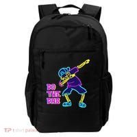 Retro Do the Dab Neon Skeleton Backpack thumb 0