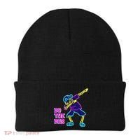 Retro Do the Dab Neon Skeleton Beanie thumb 0
