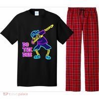 Retro Do the Dab Neon Skeleton Pajama Set thumb 0
