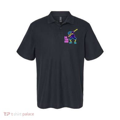 Retro Do the Dab Neon Skeleton Polo