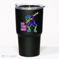 Retro Do the Dab Neon Skeleton Tumbler thumb 0
