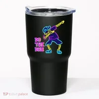 Retro Do the Dab Neon Skeleton Tumbler thumb 0