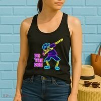 Retro Do the Dab Neon Skeleton Women's Tank Top thumb 2