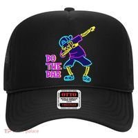 Retro Do the Dab Neon Skeleton Hat thumb 0