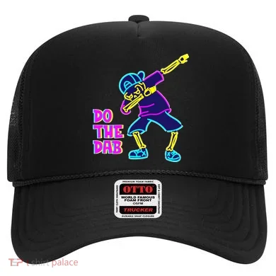 Retro Do the Dab Neon Skeleton Hat