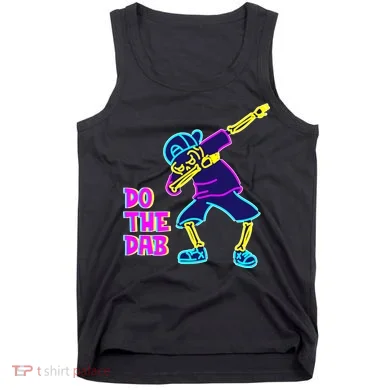 Retro Do the Dab Neon Skeleton Tank Top