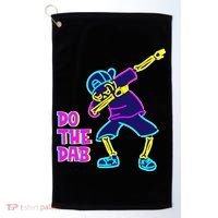 Retro Do the Dab Neon Skeleton Golf Towel thumb 0