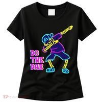 Retro Do the Dab Neon Skeleton Women's T-Shirt thumb 0