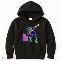 Retro Do the Dab Neon Skeleton Kids Hoodie thumb 0