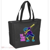 Retro Do the Dab Neon Skeleton Tote Bag thumb 2
