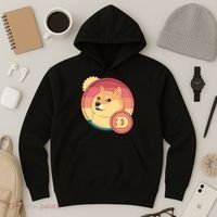 Retro DogeCoin Hoodie thumb 3