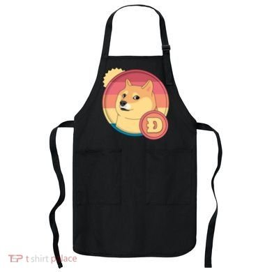 Retro DogeCoin Apron