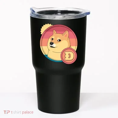Retro DogeCoin Tumbler