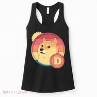 Retro DogeCoin Women's Tank Top thumb 0