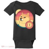 Retro DogeCoin Baby Bodysuit thumb 0