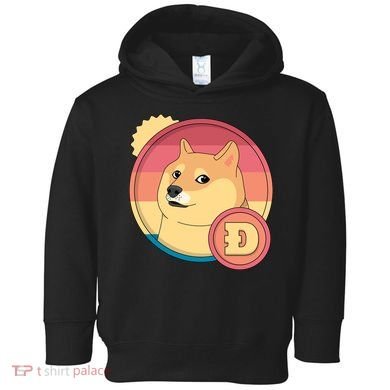 Retro DogeCoin Toddler Hoodie