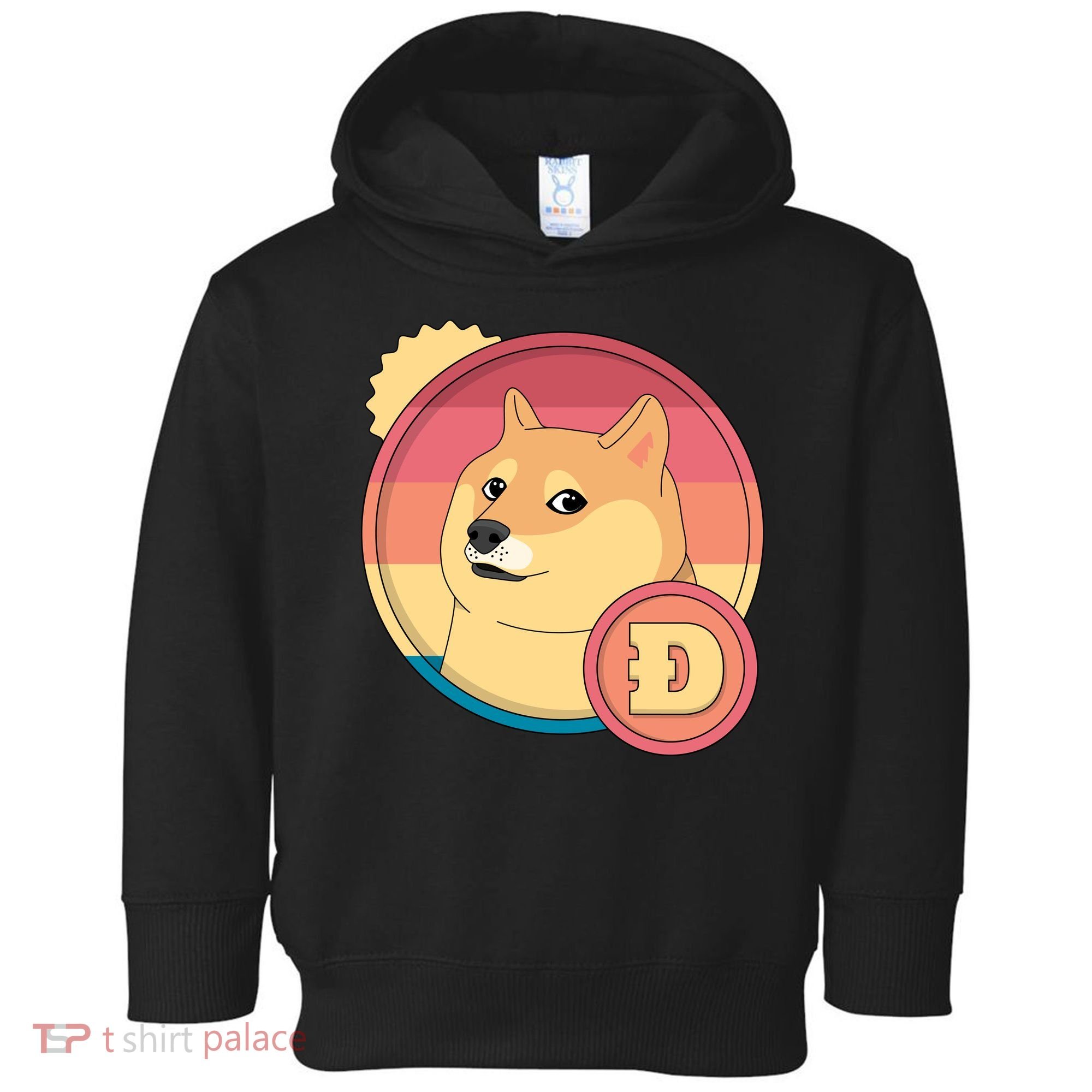 Retro DogeCoin Toddler Hoodie