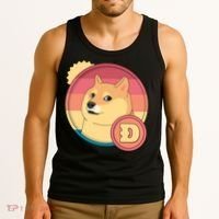 Retro DogeCoin Tank Top thumb 3