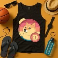Retro DogeCoin Tank Top thumb 4