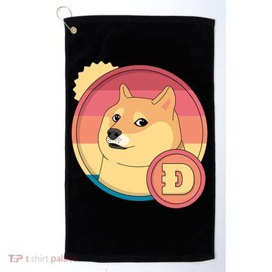Retro DogeCoin Golf Towel