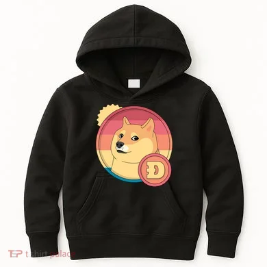 Retro DogeCoin Kids Hoodie