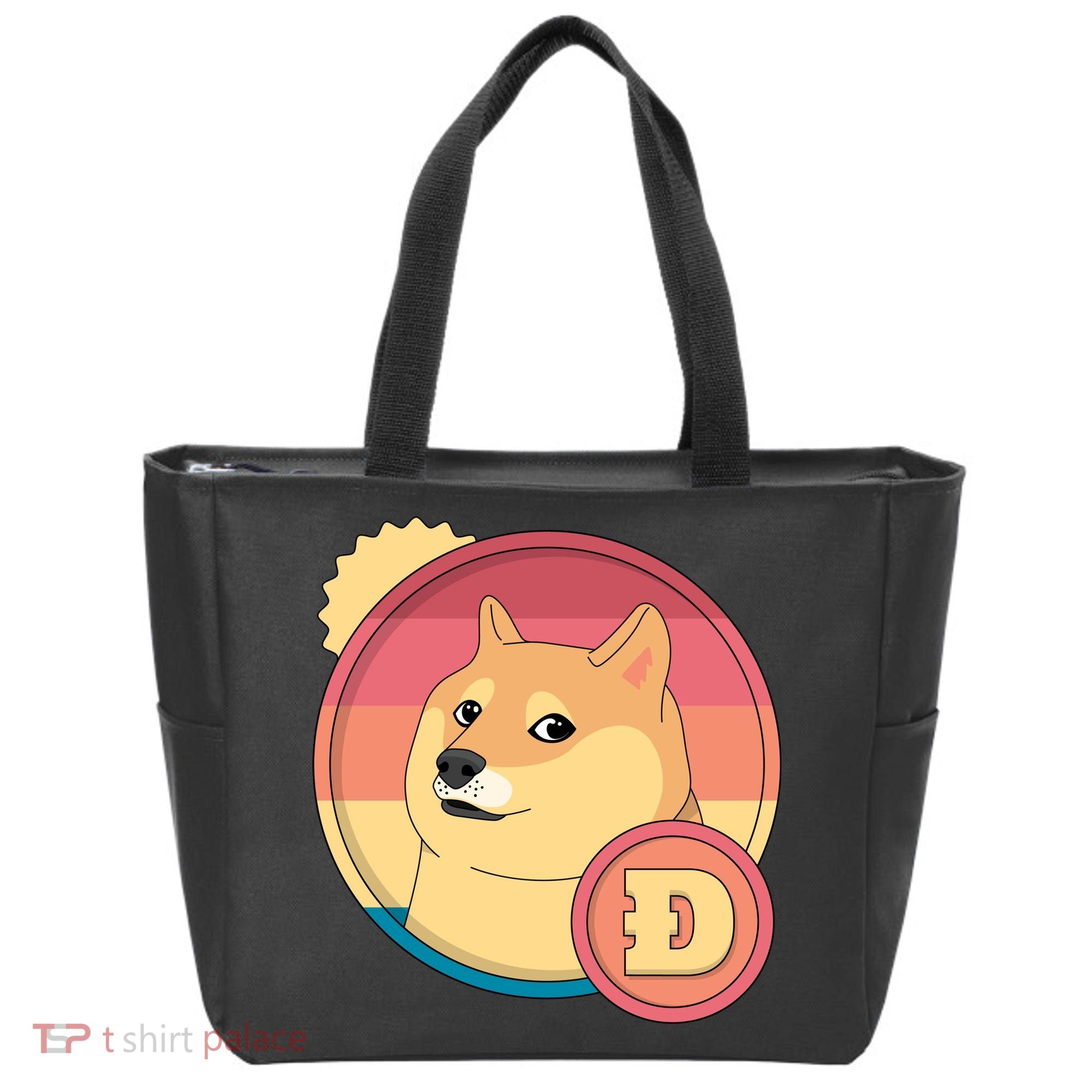 Retro DogeCoin Tote Bag