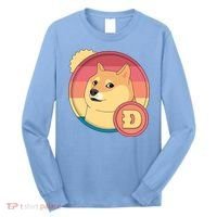 Retro DogeCoin Long Sleeve Shirt thumb 0