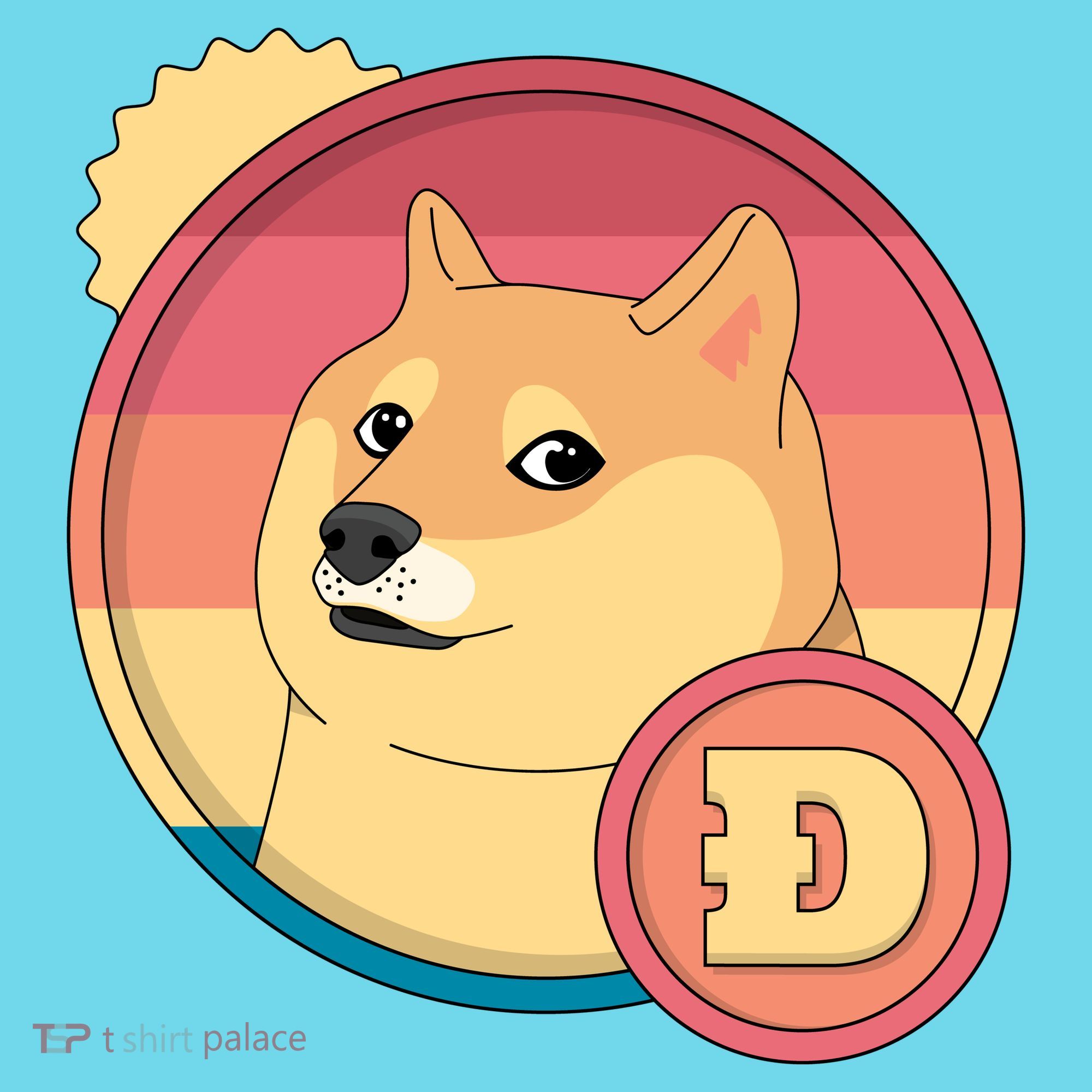 Retro DogeCoin T-Shirt