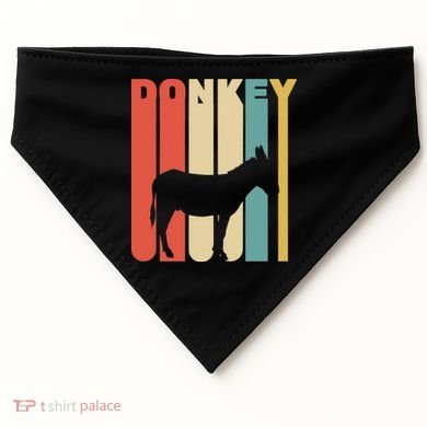 Retro Donkey Logo USA-Made Doggie Bandana